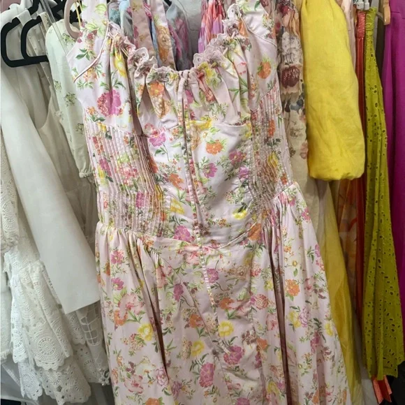 House of CB Arabella Floral Halter Neck Dress - Picture 5 of 9